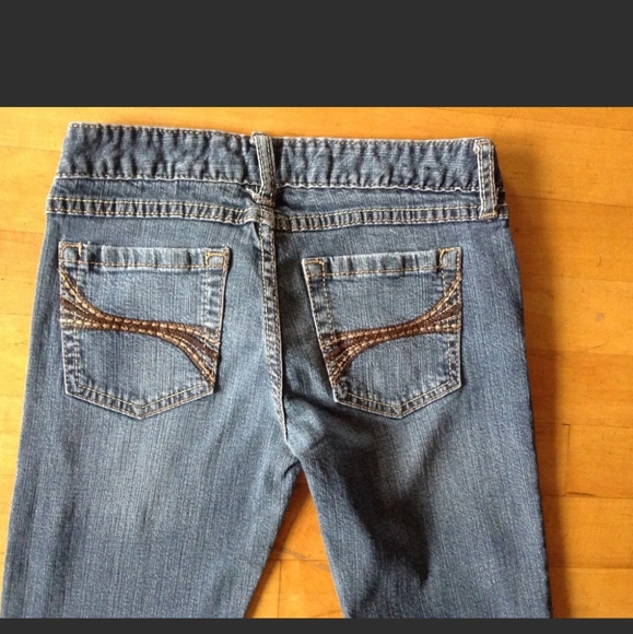 Rue 21 Girls Jeans Size 0/1 Medium Datk Wash Slim/ Skinny - Picture 4 of 10